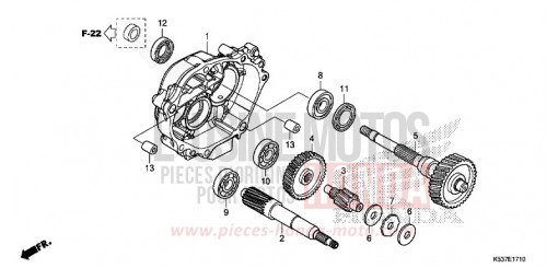 BOITE DE VITESSES SH300AH de 2017